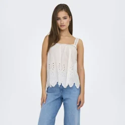 Haut avec broderie anglaise Nomelle black Femme JDY