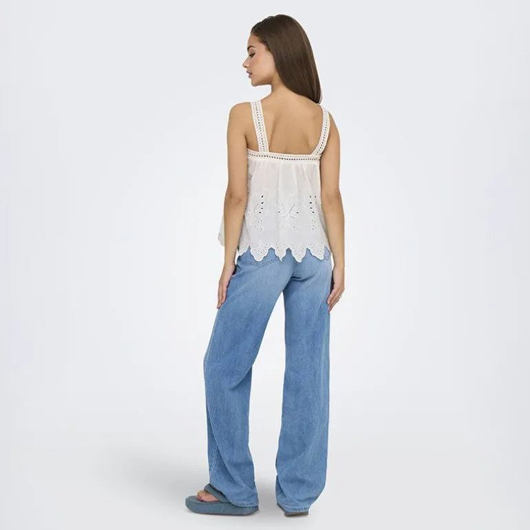 Haut avec broderie anglaise Nomelle black Femme JDY