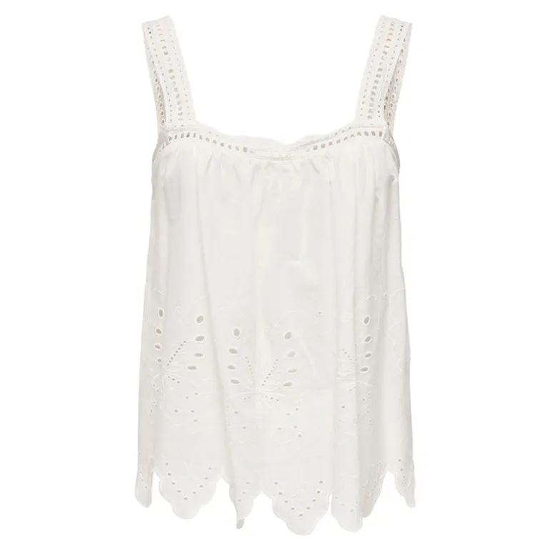 Haut avec broderie anglaise Nomelle black Femme JDY