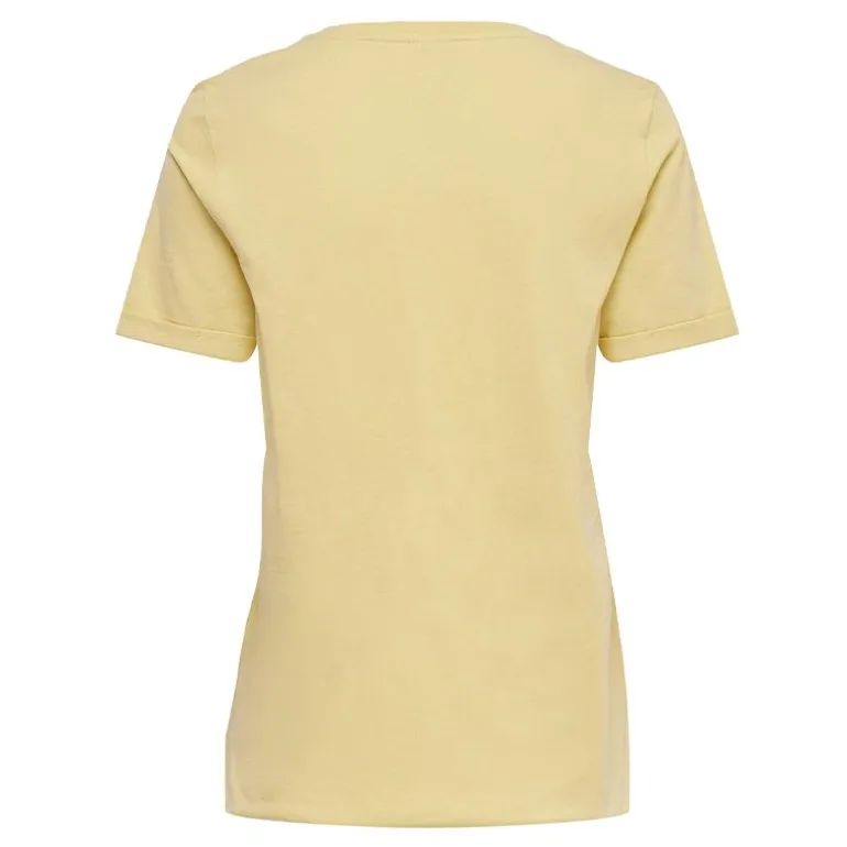 Haut col rond broderie cœur irisée Femme ONLY