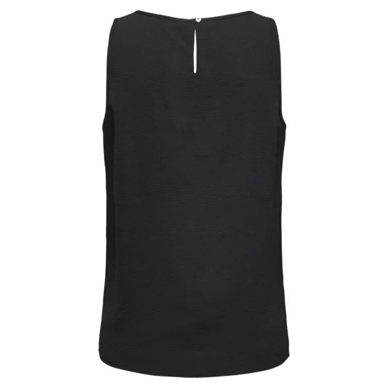 Haut débardeur col rond bouton droit Femme ONLY