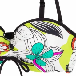 Haut de maillot de bain bandeau imprimé fleuri Femme CHERRY BEACH