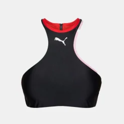 Haut de maillot de bain gym black avec zip Femme PUMA