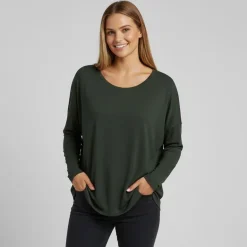 Haut fluide manches longues col rond Femme JDY