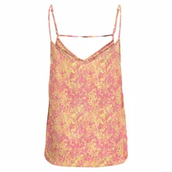 Haut léger bretelles réglables col v imprimé Femme ONLY