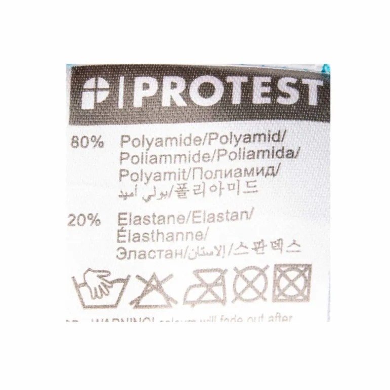 Haut maillot de bain turquoise oneshoulder Femme PROTEST