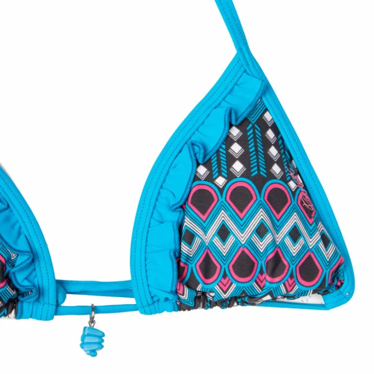 Haut maillot de bain turquoise lew Femme PROTEST