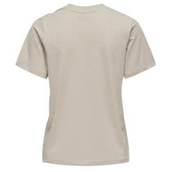 Haut manches courtes Pisa col rond 100% coton cloud dancer Femme JDY