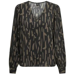 Haut manches longues col v regular fit Divya sanshelle Femme JDY