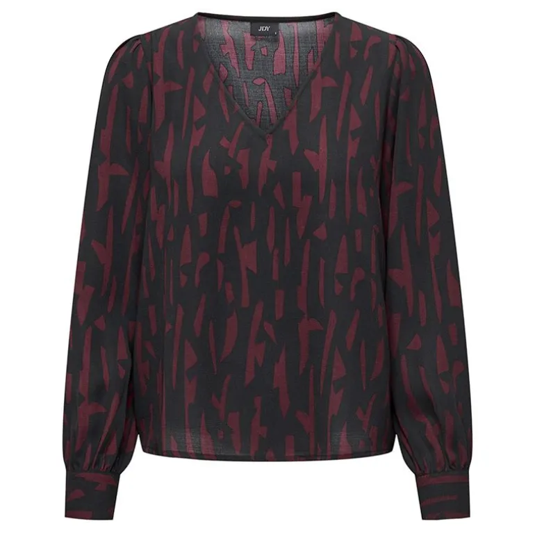 Haut manches longues col v regular fit Divya sanshelle Femme JDY