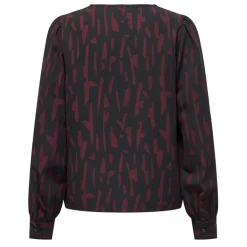 Haut manches longues col v regular fit Divya sanshelle Femme JDY