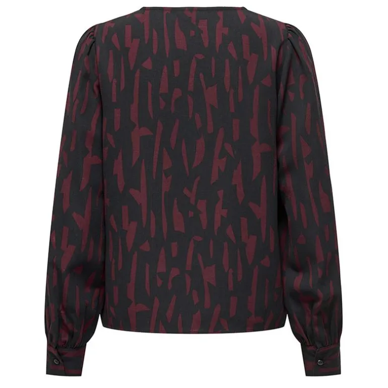 Haut manches longues col v regular fit Divya sanshelle Femme JDY