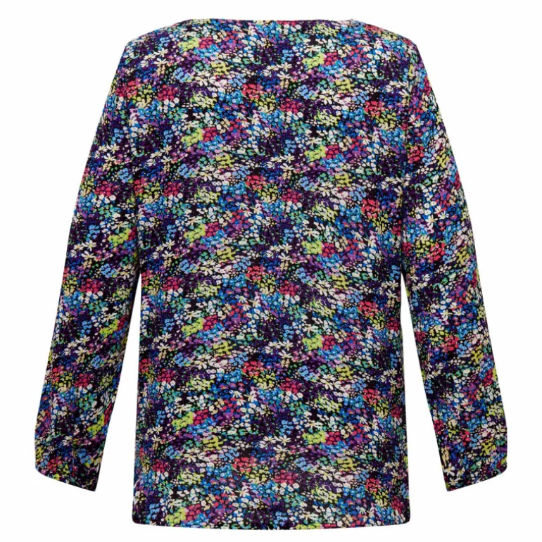 Haut manches longues col rond imprimé Femme ONLY CARMAKOMA