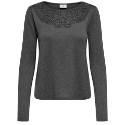 Haut manches longues dentelle décolleté Femme JDY