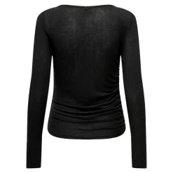 Haut manches longues transparent à plis henriette bayberry Femme ONLY