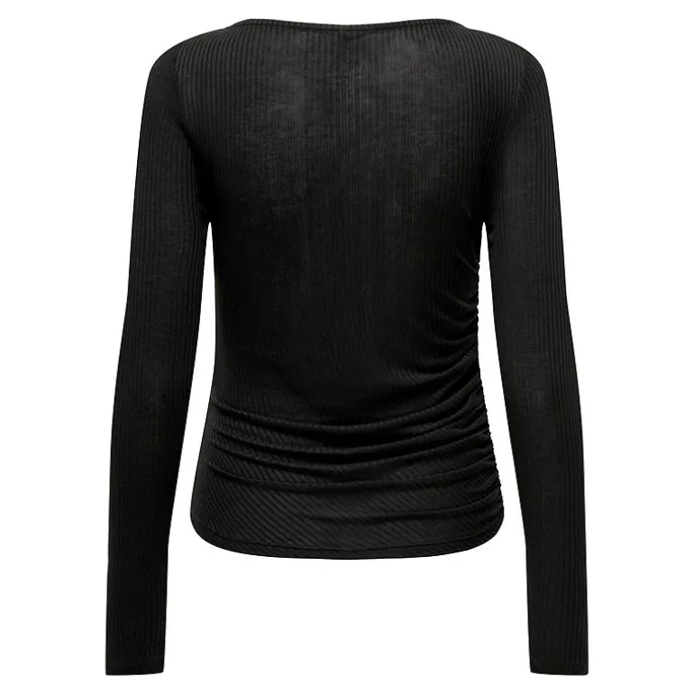 Haut manches longues transparent à plis henriette bayberry Femme ONLY