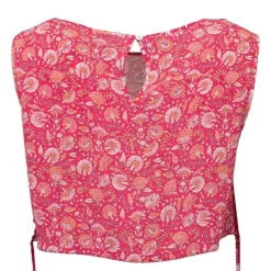 Haut sans manches fuschia à fleurs dandy Femme ANTIK BATIK