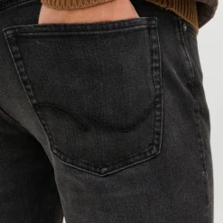 Jean à boutons black denim glenn taille basse Homme JACK & JONES