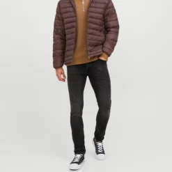 Jean à boutons black denim glenn taille basse Homme JACK & JONES