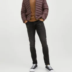 Jean à boutons black denim glenn taille basse Homme JACK & JONES