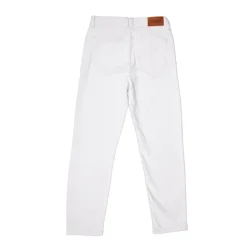 Jean blanc denim emel taille haute Femme ONLY