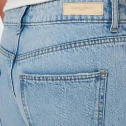 Jean bleu à strass clair droit Femme ONLY