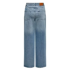 Jean bleu Hope taille haute imprimé Femme ONLY