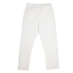 Jean denim à ourlets avec motif éthnique Femme LA PETITE ETOILE