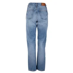 Jean denim bleu effet déchiré regular Femme TOMMY HILFIGER