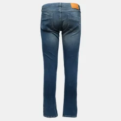 Jean denim brut délavé taille basse Femme PLEASE