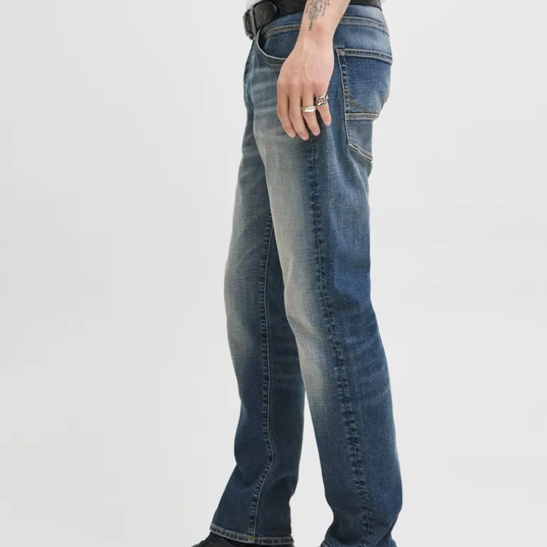 Jean délavé Mike fuselé denim Homme JACK & JONES