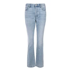 Jean droit bleu olivia coton bio Femme NAGEV