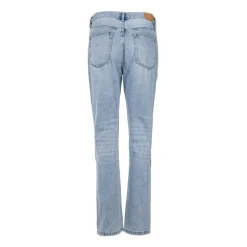 Jean droit bleu olivia coton bio Femme NAGEV