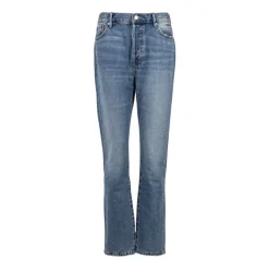 Jean droit bleu olivia coton bio Femme NAGEV