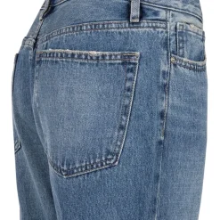 Jean droit bleu olivia coton bio Femme NAGEV