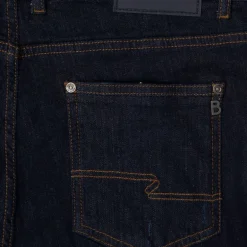 Jean foncé Mexico avec surpiqures jaunes Homme BILL TORNADE