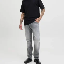 Jean fuselé mike black denim Homme JACK & JONES