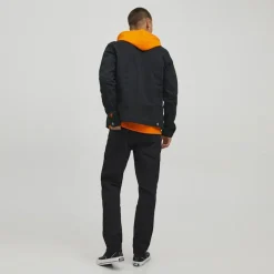 Jean fuselé regular noir Homme JACK & JONES