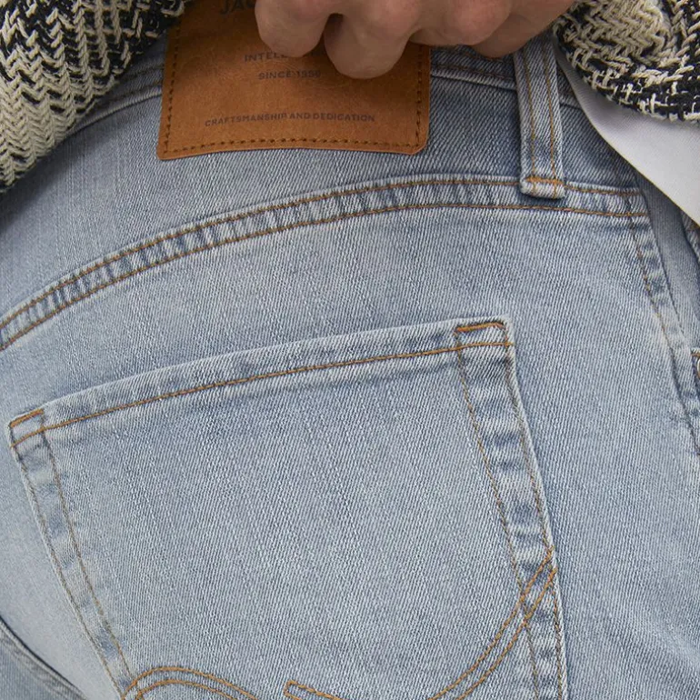 Jean Glenn délavé taille basse Homme JACK & JONES