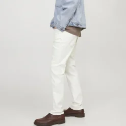 Jean lily blanc slim fit taille basse en coton Homme JACK & JONES