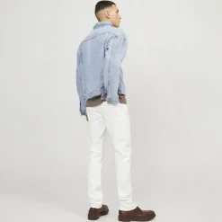 Jean lily blanc slim fit taille basse en coton Homme JACK & JONES