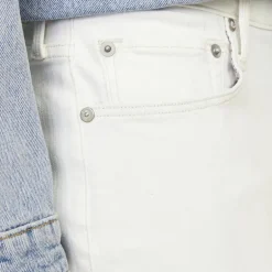 Jean lily blanc slim fit taille basse en coton Homme JACK & JONES