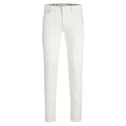 Jean lily blanc slim fit taille basse en coton Homme JACK & JONES