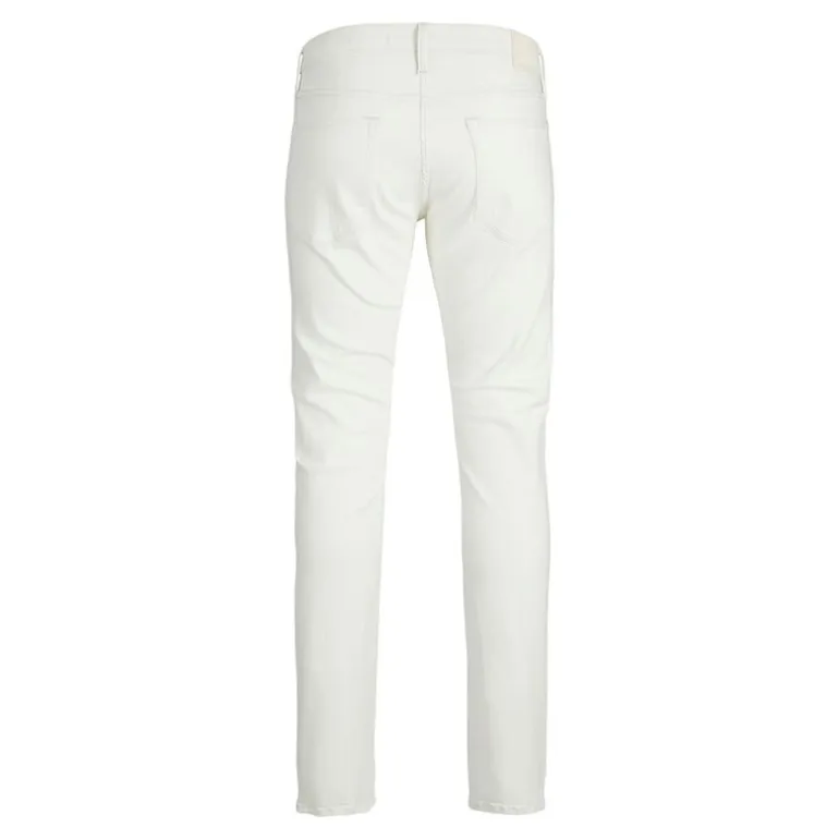 Jean lily blanc slim fit taille basse en coton Homme JACK & JONES