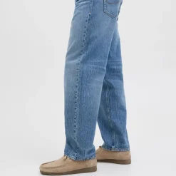 Jean loose Eddie blue denim taille haute Homme JACK & JONES