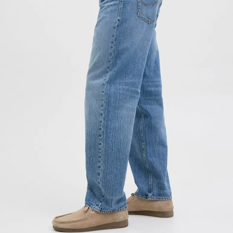 Jean loose Eddie blue denim taille haute Homme JACK & JONES