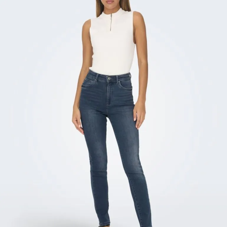 Jean mila blue black denim skinny Femme ONLY