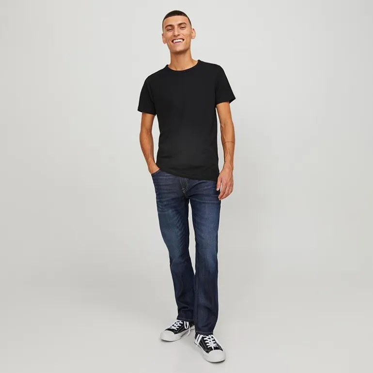 Jean regular bleu foncé Homme JACK & JONES