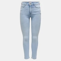 Jean skinny denim bleu clair fermeture à boutons Femme JDY