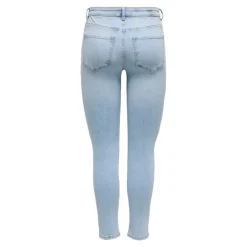 Jean skinny denim bleu clair fermeture à boutons Femme JDY